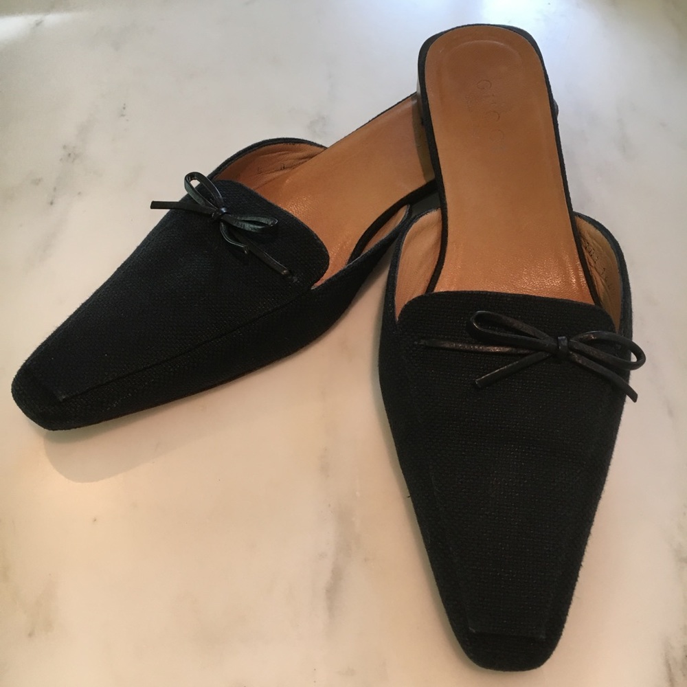 Gucci canvas mules, 1011442